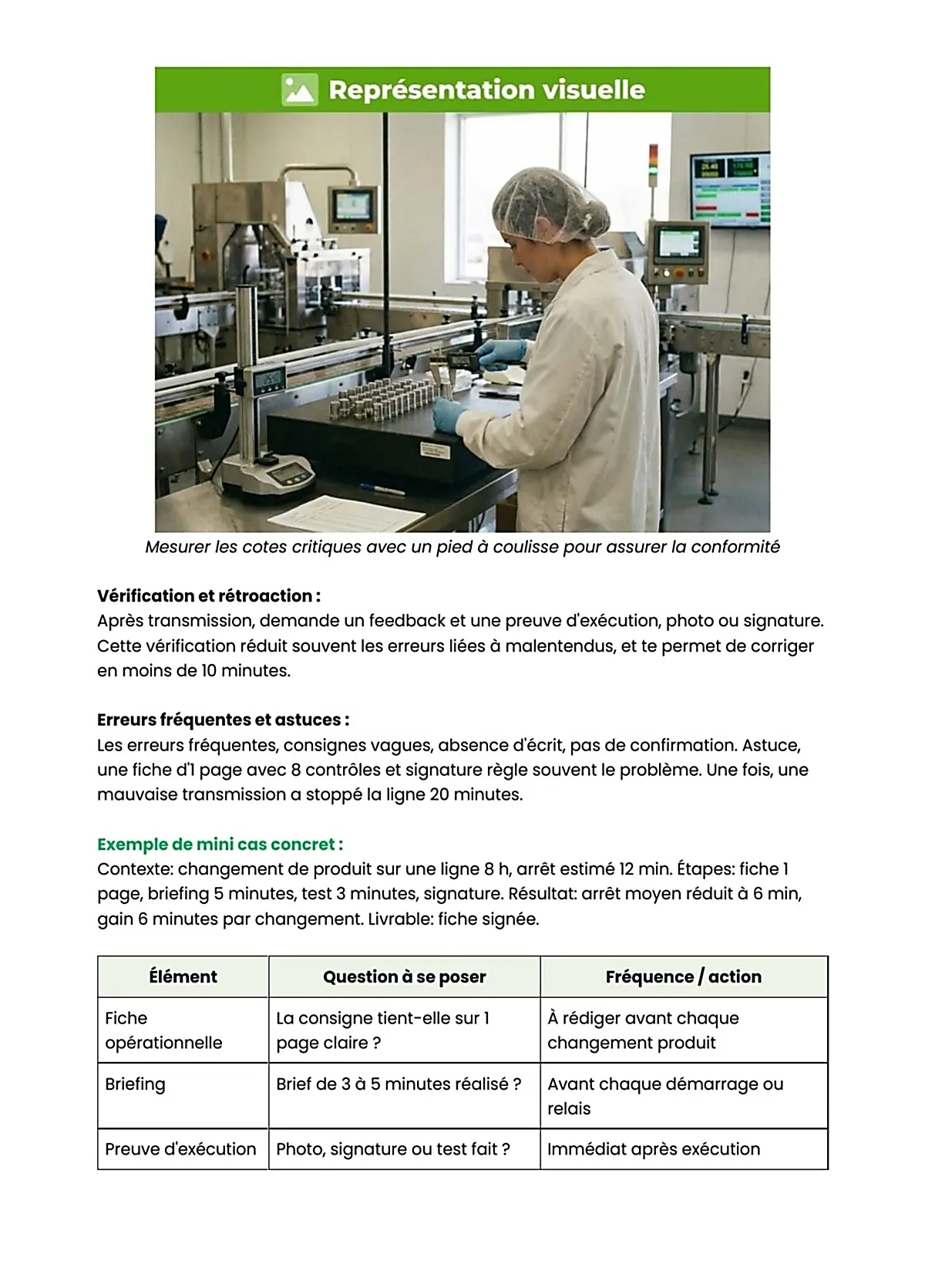 Example Fiche de Révision BP Agroalimentaire