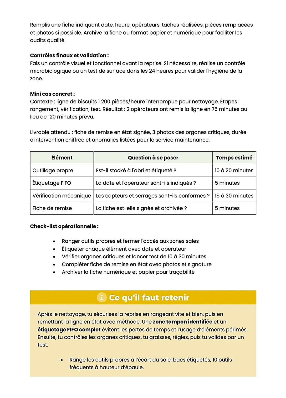 Example Fiche de Révision BP Agroalimentaire