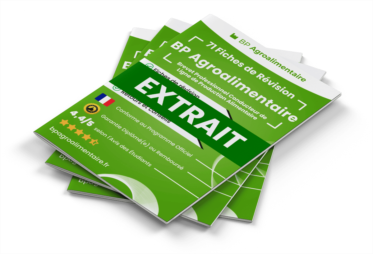 Extrait Fiches Révision gratuites BP Agroalimentaire